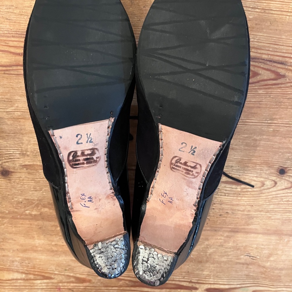 New, custom made exquisite leather & patent leather women’s size 42.5.